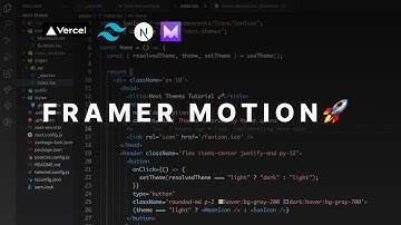 Learn Framer Motion by building a hero section using Next.js, Tailwindcss and Vercel ⭐