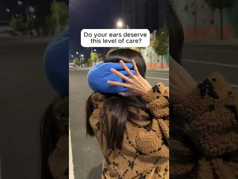 How to keep your ears warm in winter. ✅ Hand Shape Plush Winter Earmuff ( # 3038 )