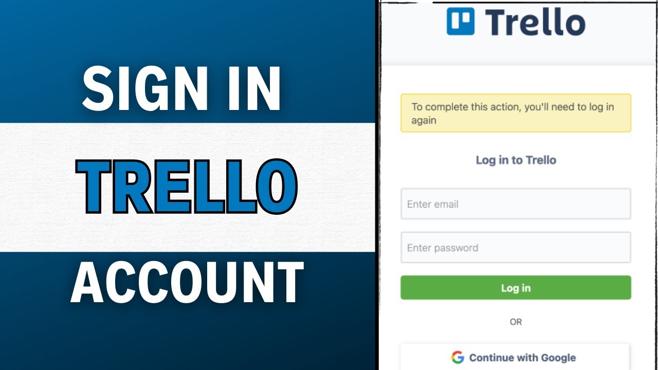 Log in to Trello