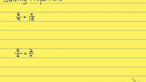 7.6 Solving Proportion - Quick Lecture - CrOsS MuLtiPlY!