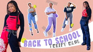 10 Back To School Outfit Ideas! | THRIFT HAUL