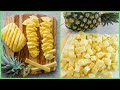 Как почистить Ананас 🍍 за 2 минуты