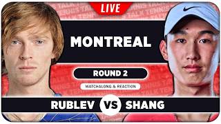 RUBLEV vs SHANG • ATP Montreal 2026 • LIVE Tennis Watchalong