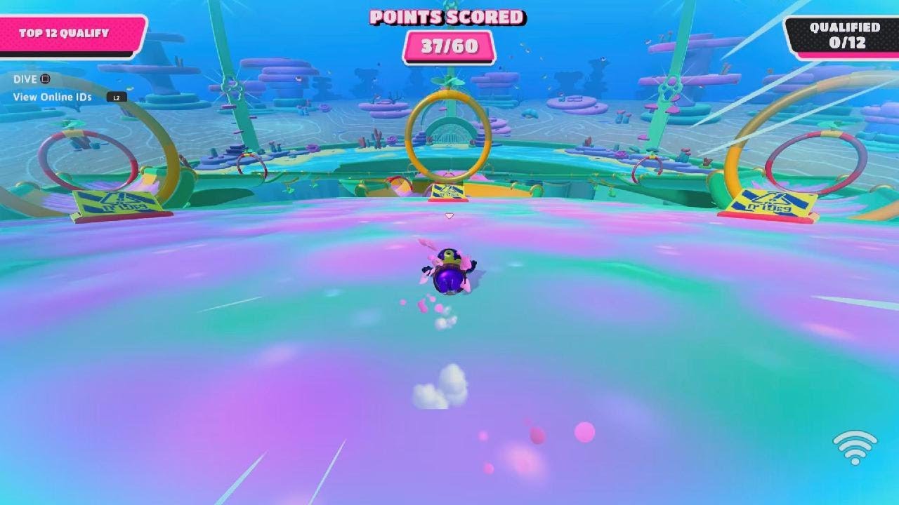 Fall Guys Hoop Chute. Caught in a Glitch Again!