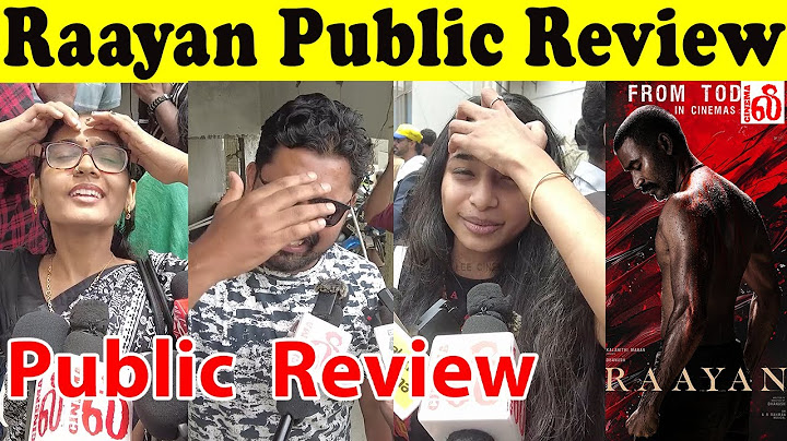 🔥Raayan Public Review | Raayan Review | Dhanush, SJ Suryah - #RaayanReview