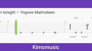 Heaven Tonight - Yngwie Malmsteen (Kimsmusic Guitar Tabs Cover)