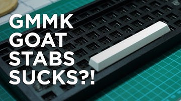 Can Gmmk Goat stabilizer actually make good spacebar sounds?