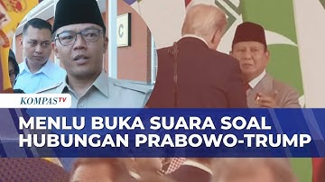 Menlu Buka Suara Soal Hubungan Pertemanan Prabowo-Trump hingga Obrolan di KTT Mesir | KOMPAS SIANG