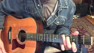 Dr. Carl Farinelli plays "Bile dem Cabbage Down" on guitar in the key of D.