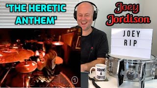 Drum Teacher Reacts: JOEY JORDISON | Slipknot - 'The Heretic Anthem' (Drum Cam)