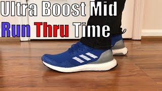 ultra boost mid run thru time on feet