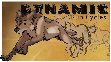How to Animate a Wolf Run Cycle at an Angle