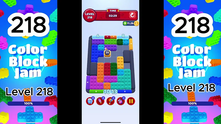 Color Block Jam Level 218 Solution  Complete Walkthrough #colorblockjam #factsnotfiction