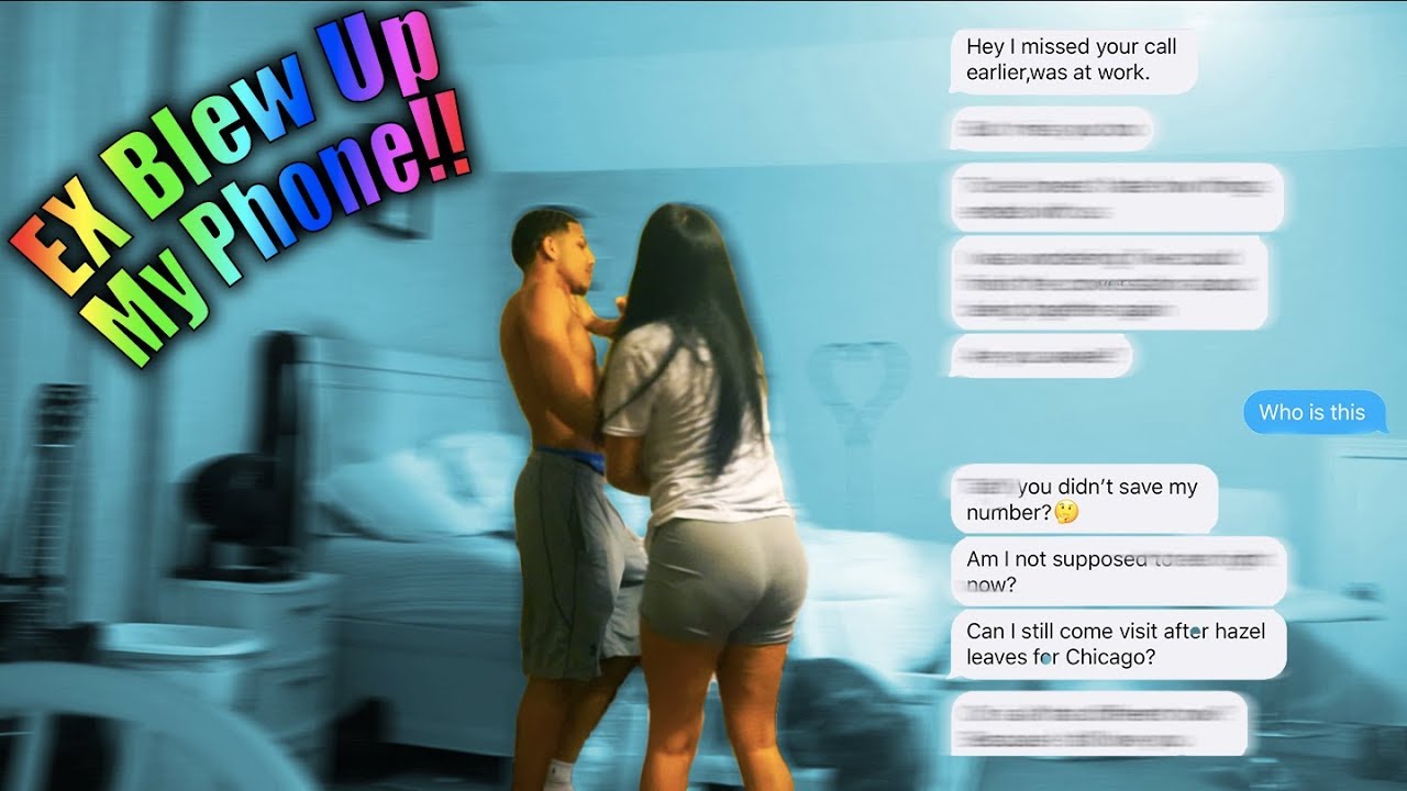 Ex Blowing Up My Phone Prank On Girlfriend *Gone Way Too Far* YouTube