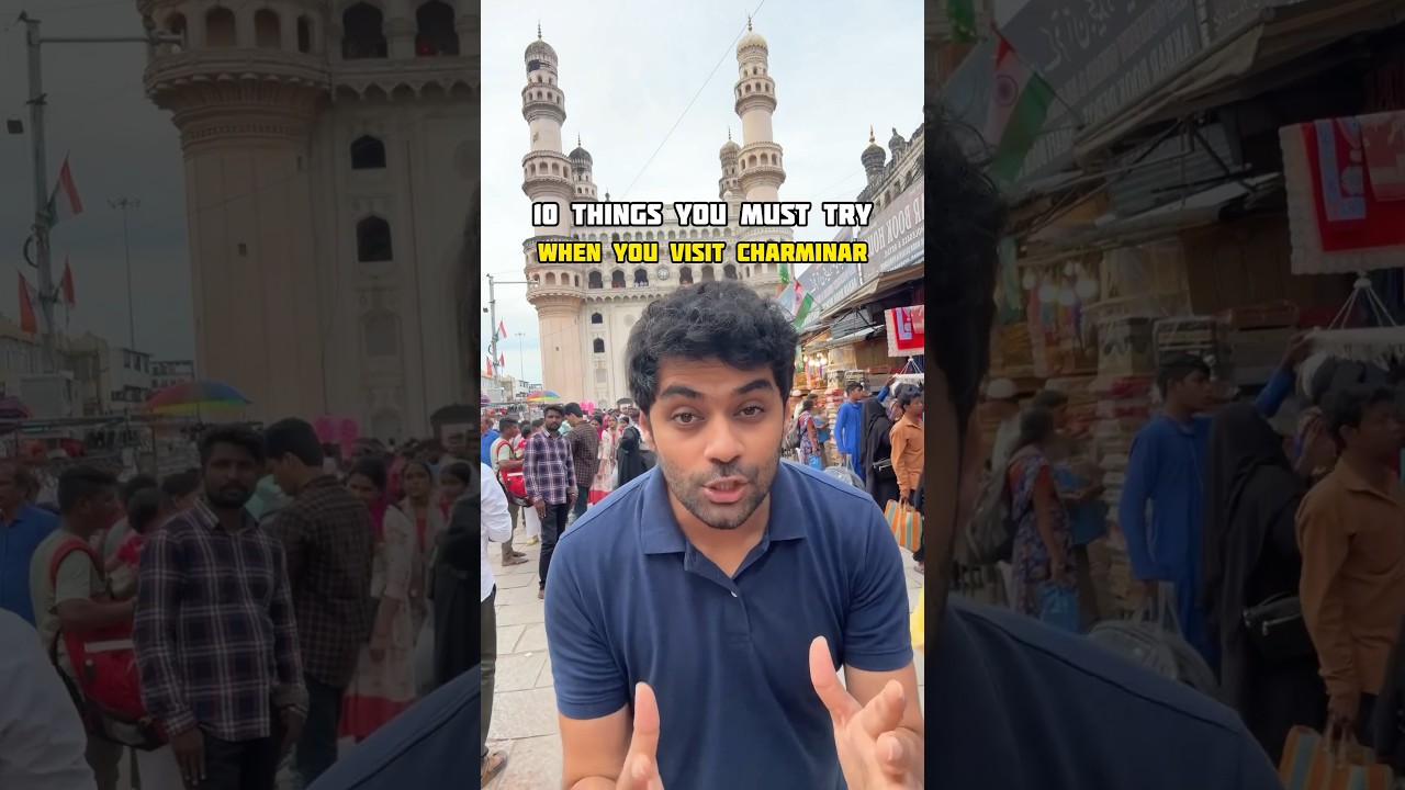 Things to do near Charminar #charminar #india #explore #hyderabad