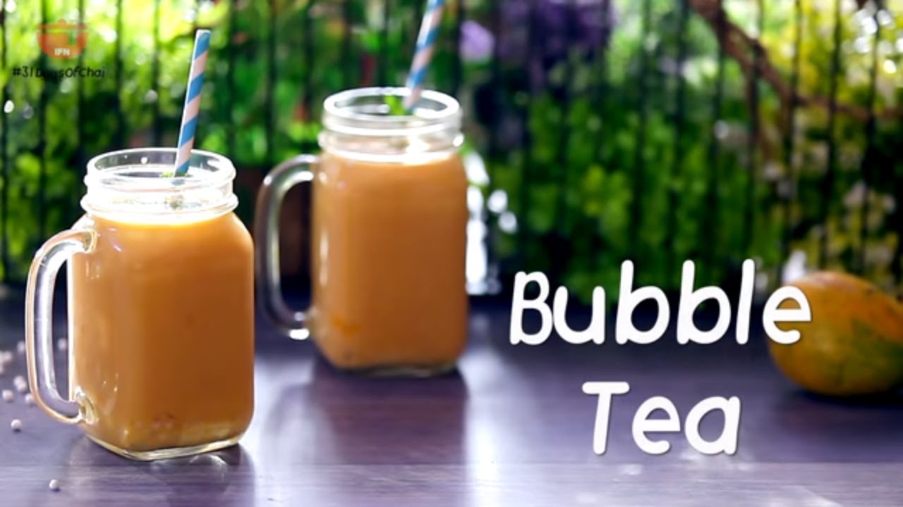 HEALTHY Mango Tapioca Bubble Tea | How To Make Bubble Tea By Chef Sadaf | #31DaysOfChai | India Food Network