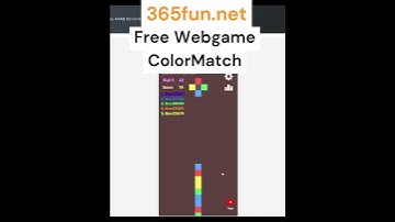ColorMatch #webgame #games #flashgame #gaming #html5 #gameplay #365fun #match #hypercasual
