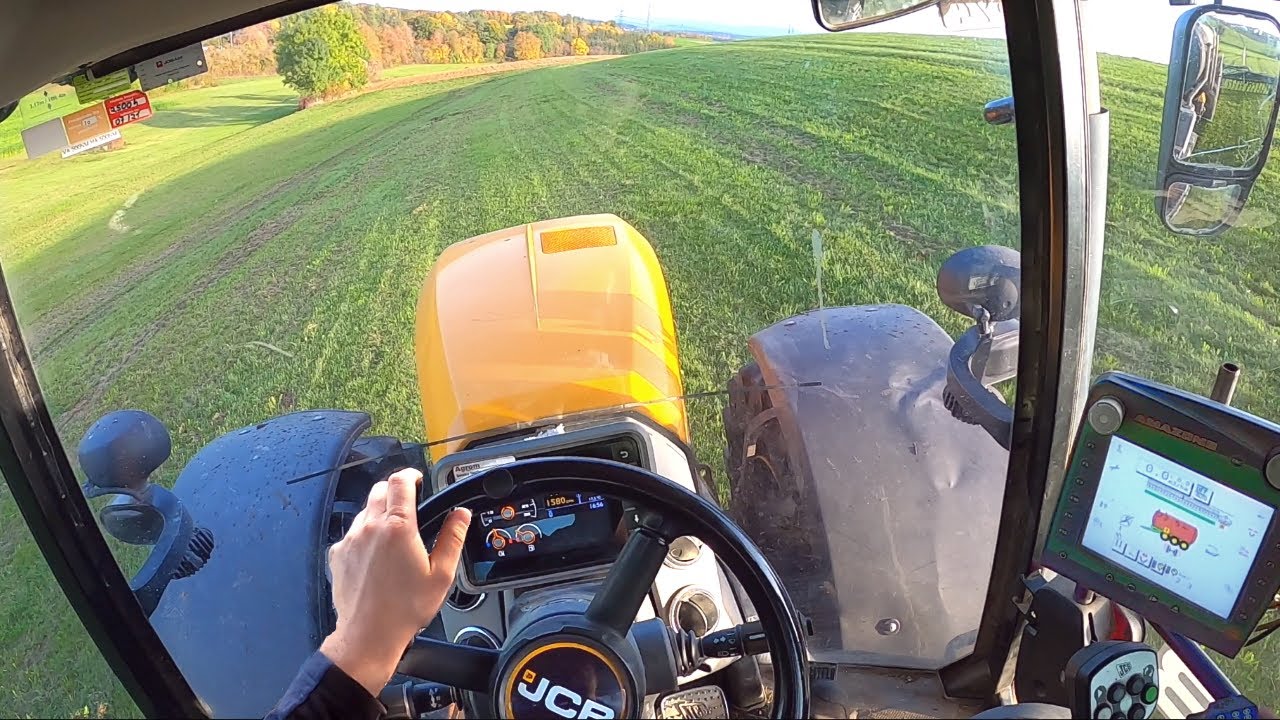 [GoPro] Cabview | Gülle fahren 2022 | JCB 4220 & 22,5 m³ Joskin Volumetra Tridem