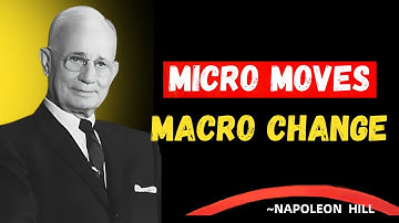 Micro Moves, Macro Change 🔥 | Unlock Success Through Small Daily Decisions | RARE MOTIVATION
