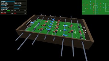 Table Football Adversarial Self-Play | Unity ML-Agents