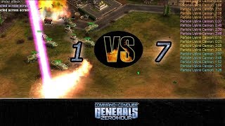 [C&C Zero Hour] 1vs7  Tank vs 7 Superweapon Generals  Maximum Handycat