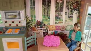 WORKS Lights Sounds Fisher Price Loving Family Townhouse Playset Dolls & Accessories Vintage 2000