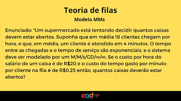 Como calculamos a taxa de chegada em uma fila?