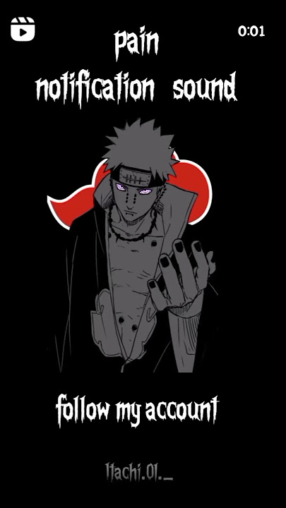 pain message tone #narutoshippuden #shortsfeed #viralreels