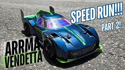 Arrma Vendetta Speed Run Shakedown | 86 MPH Run!!! @UrbanLegendRC @LindenRc215 ​