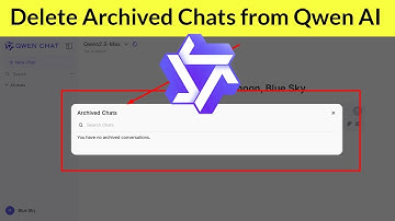 How to Delete Archived Chats from Qwen AI?