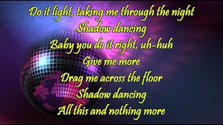 Andy Gibb - Shadow Dancing (Lyrics)