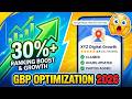 Boost Local Search Visibility 30%+ | Google Business Profile Optimization Secrets 2026