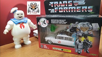 Unboxing de Transformers 35 Anniversary ft Ghosbusters, Ectotron (Ecto-1)