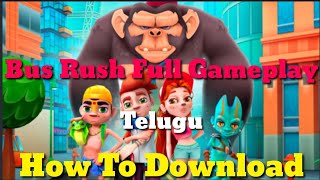 Bus Rush Full Gameplay video in Telugu and How To Download screenshot 2