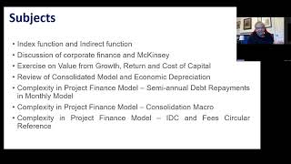Session 8   Consolidation 2 - Project Finance versus Corporate Finance; Monthly to Semi-Annual