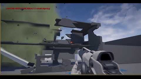 Unreal 4 Destruction Mesh Test Using APEX PhysX and Houdini Part 1(2017)