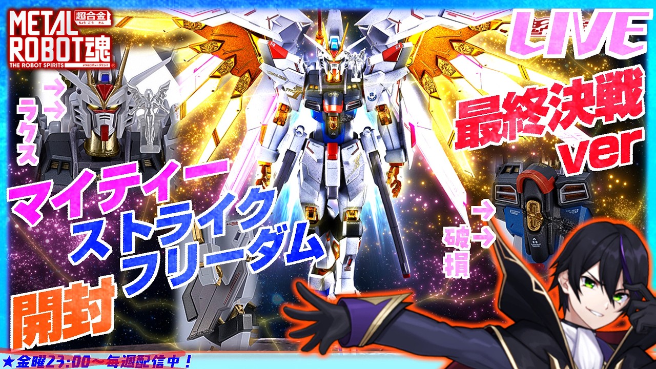 メタルロボット魂】マイティーストライクフリーダム最終決戦ver開封