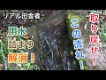 【スッキリ!】池からの用水が詰まってました。Japanese traditional work|用水の水通し