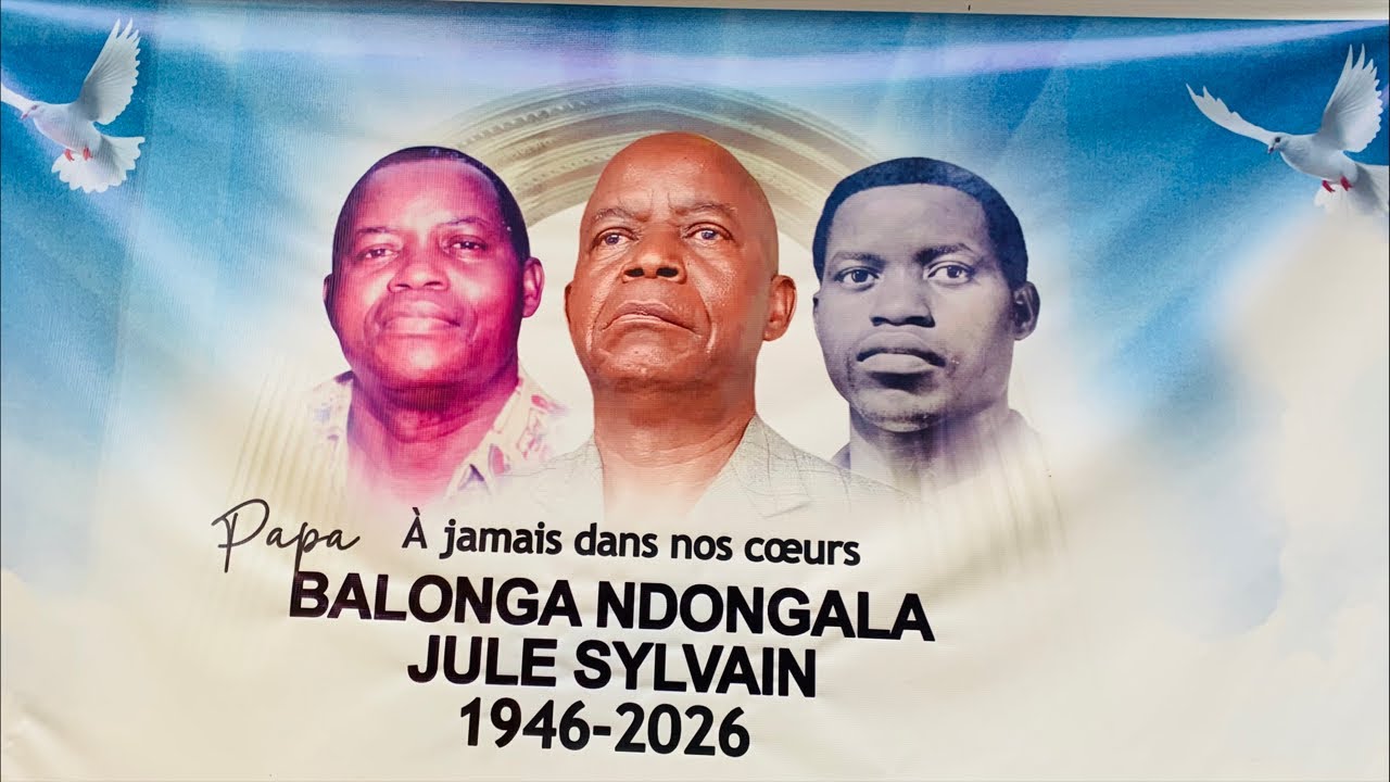 MESSE DE FUNÉRAILLES DE PAPA JULE SYLVAIN BALONGA NDONGALA A LA PAROISSE ST CYPRIEN DE KINSHASA