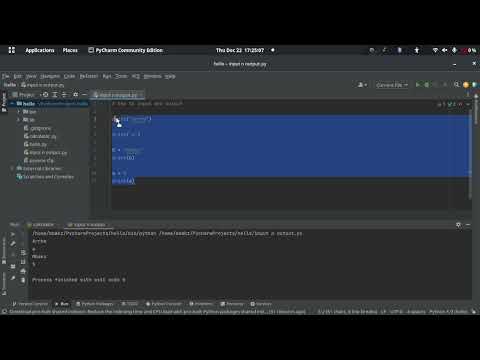 The Beginner's Guide to inputting & outputting in python  || print() & input() function