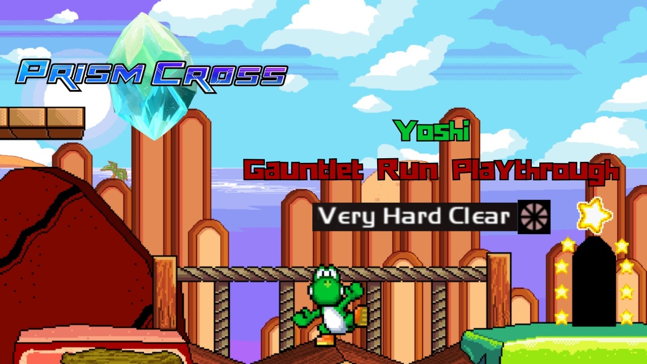 Prism Cross - Yoshi Gauntlet Run Playthrough