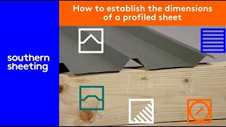 How to establish the dimensions of a profiled sheet screenshot 1