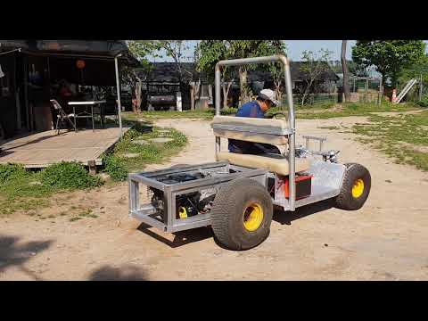 Home made UTV. 농촌운반차, 동력운반차.How to make farm UTV!
