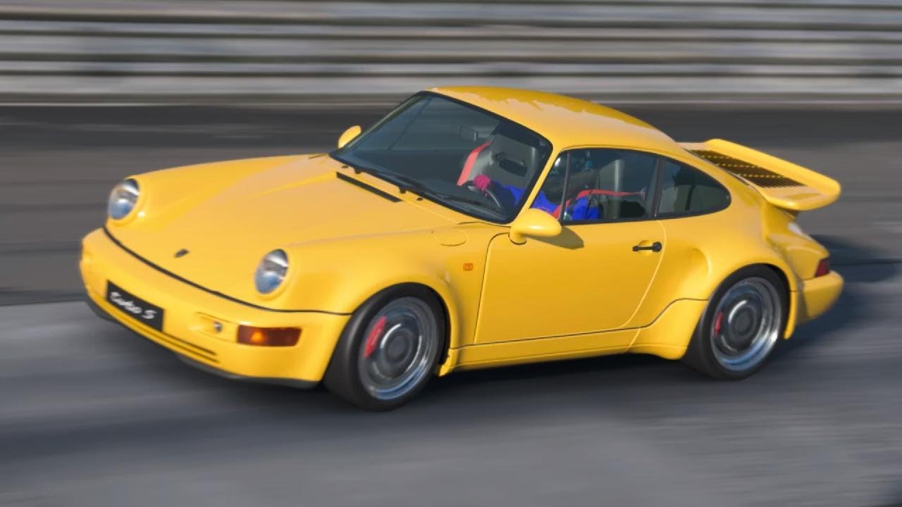 ポルシェ　911 turbo GT7】ﾎﾟﾙｼｪ 911 Turbo S Leichtbau (964) '93 ﾆｭﾙﾌﾞﾙｸﾘﾝｸ24h ﾀｲﾑﾄﾗｲｱﾙ