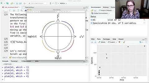 Transformations in R (STAT 320, lab_residuals video 1 of 2)