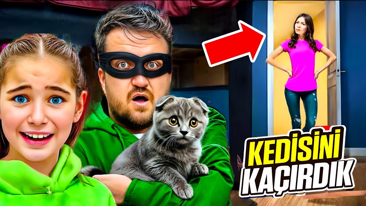 ELİF ARKADAŞININ KEDİSİNİ KAÇIRDI ‼️ EYVAH KEDİ ISIRDI !!