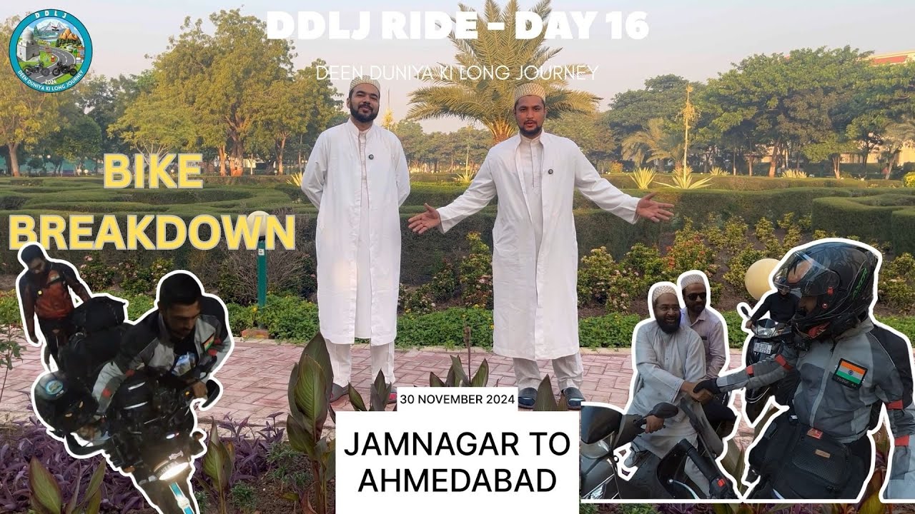 BIKE BREAKDOWN ON DDLJ – Deen Duniya Ki Long Journey | Day 16 | Jamnagar to Ahmedabad