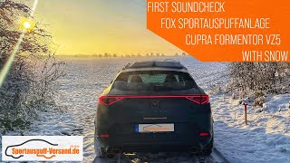 Cupra Formentor VZ5 390PS - FOX Sportauspuffanlage / Exhaust Sound - Video 1 (VSD+ESD mit EG)