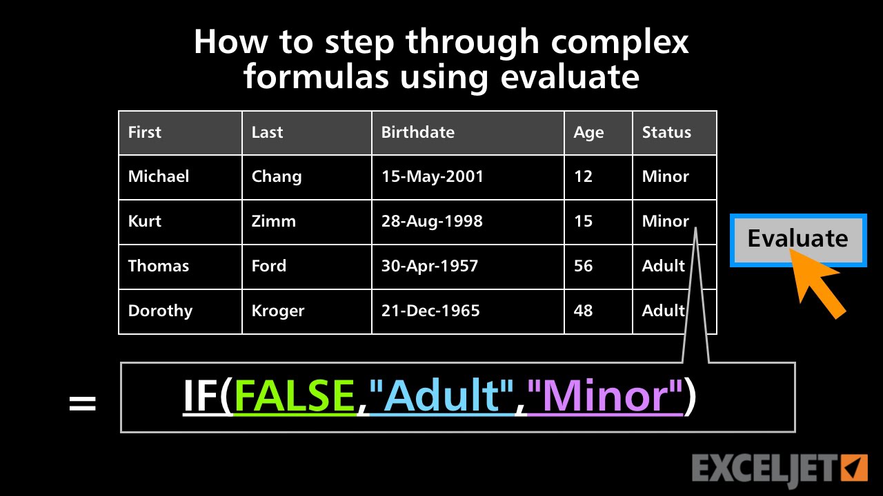 How To Use The Formula Evaluator YouTube