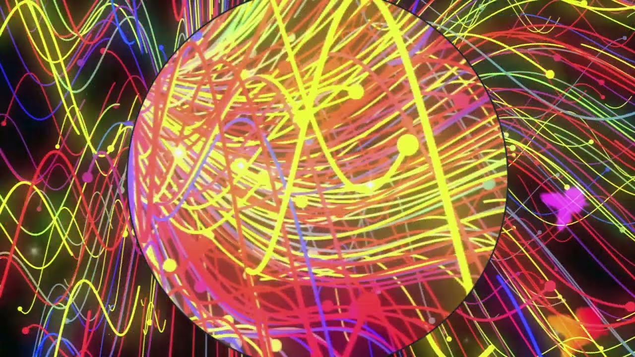 Particle Animation Butterfly Background